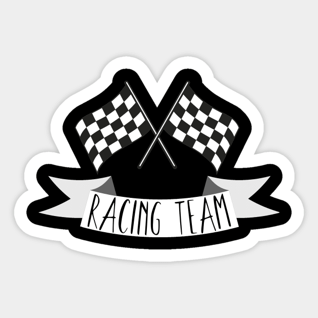 Racing team Sticker by maxcode